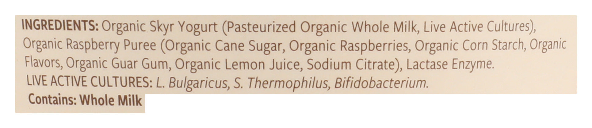 Skyr Yogurt, Wilder Raspberry, Org, 5.3 oz