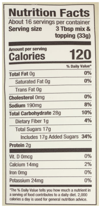 Cinnamon Swirl Coffee Cake Baking Mix, 18.5 oz