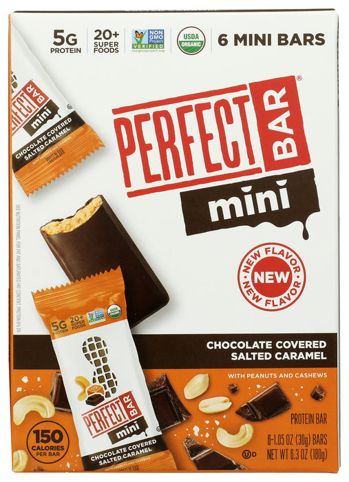 Chocolate Covered Salted Caramel Mini Bar 6ct, Org, 6.3 oz