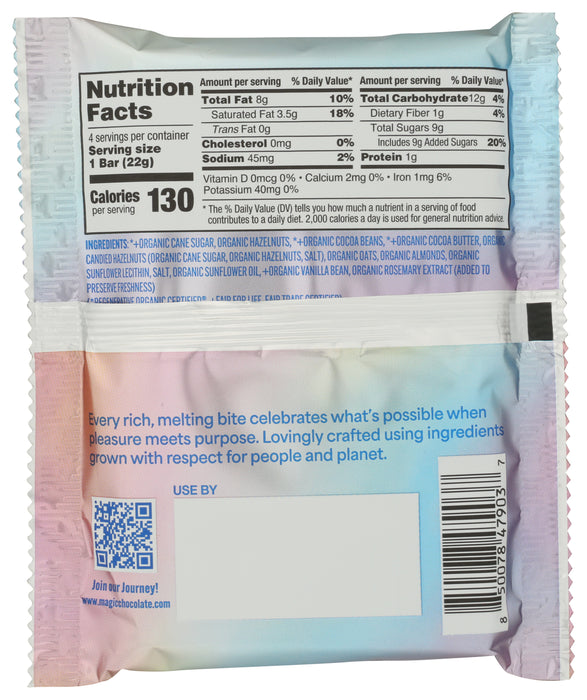 Salted Candied Hazelnut Truffle Layer Bars 4ct, FT GF Org, 3.1 oz