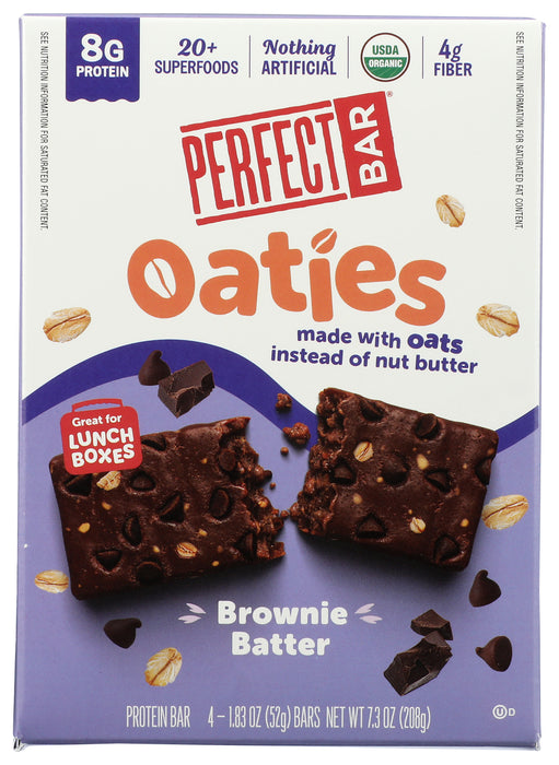 Oaties Brownie Batter Protein Bar 4ct, Org, 7.3 oz
