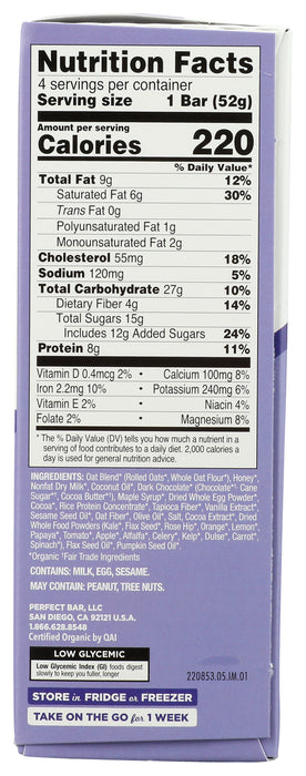 Oaties Brownie Batter Protein Bar 4ct, Org, 7.3 oz