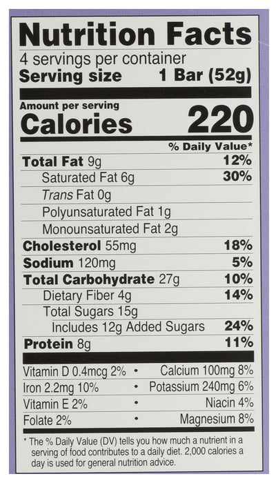 Oaties Brownie Batter Protein Bar 4ct, Org, 7.3 oz
