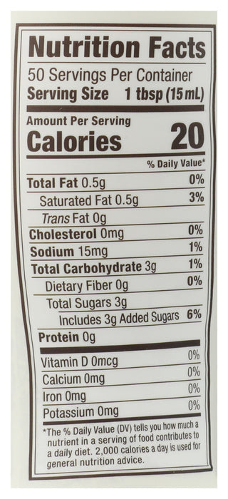 Vanilla Creme Coconut Creamer, DF Org, 25.4 fl oz