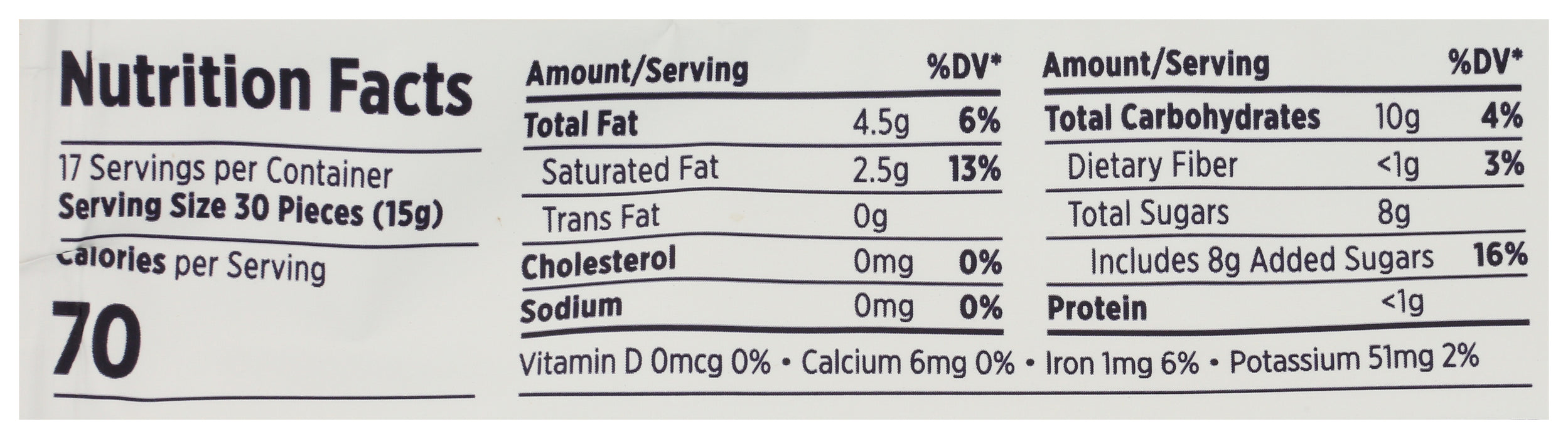 Semisweet Dark Chocolate Chips 46% Cacao, FT DF, 9 oz