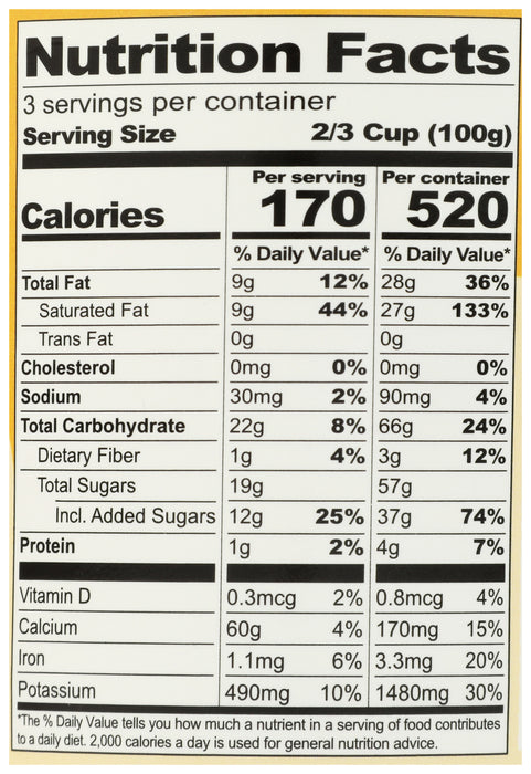 DF Frozen Dessert Sweetened w/ Honey, Mango, DF, 16 oz