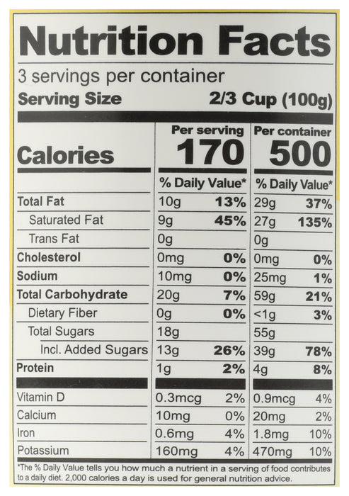 DF Frozen Dessert Sweetened w/ Honey, Pineapple, DF, 16 oz
