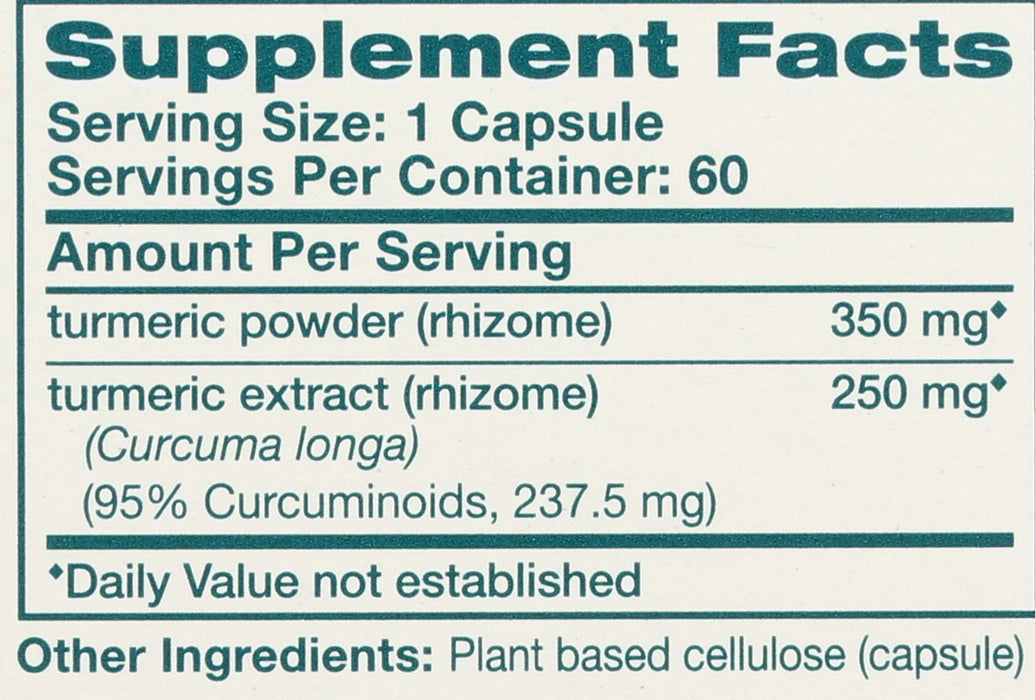 Turmeric 95, 60 vcap