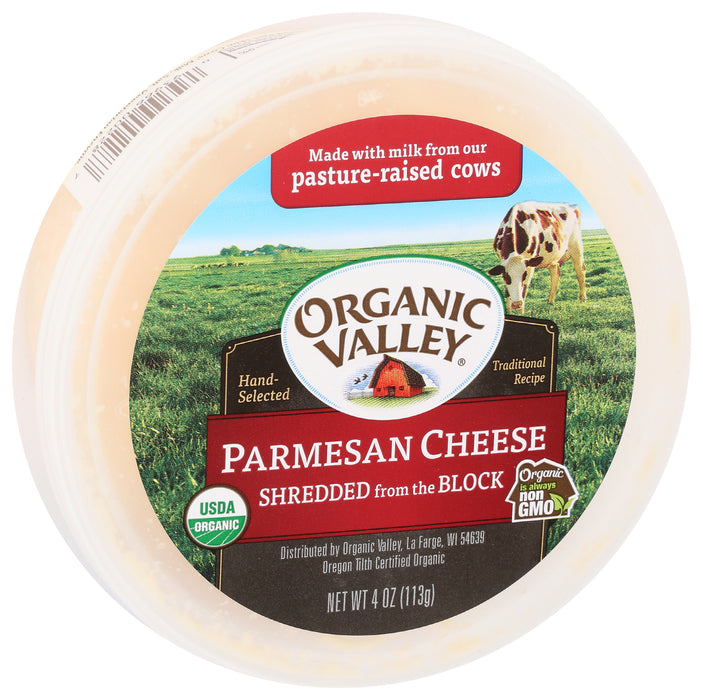 Parmesan Cheese Shred, Org, 4 oz