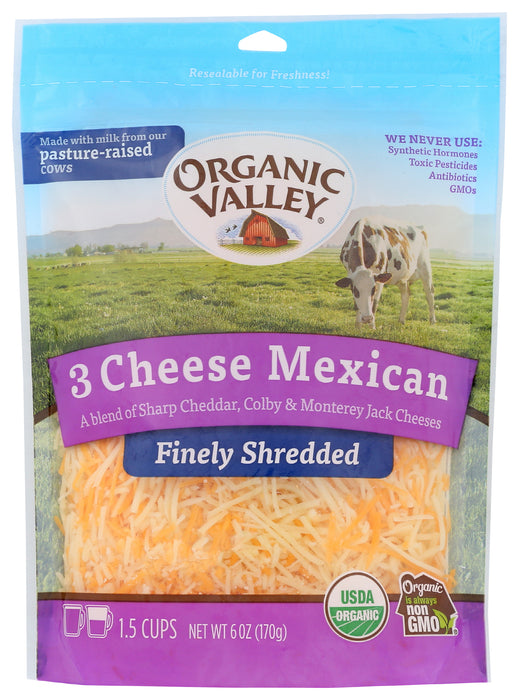 Mexican Cheese Shred, Org, 6 oz