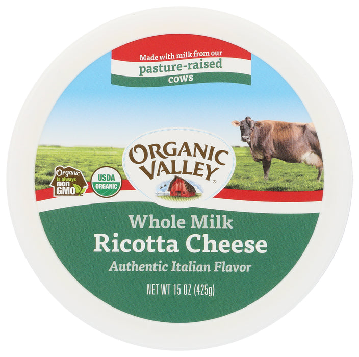 Ricotta Cheese, Org, 15 oz