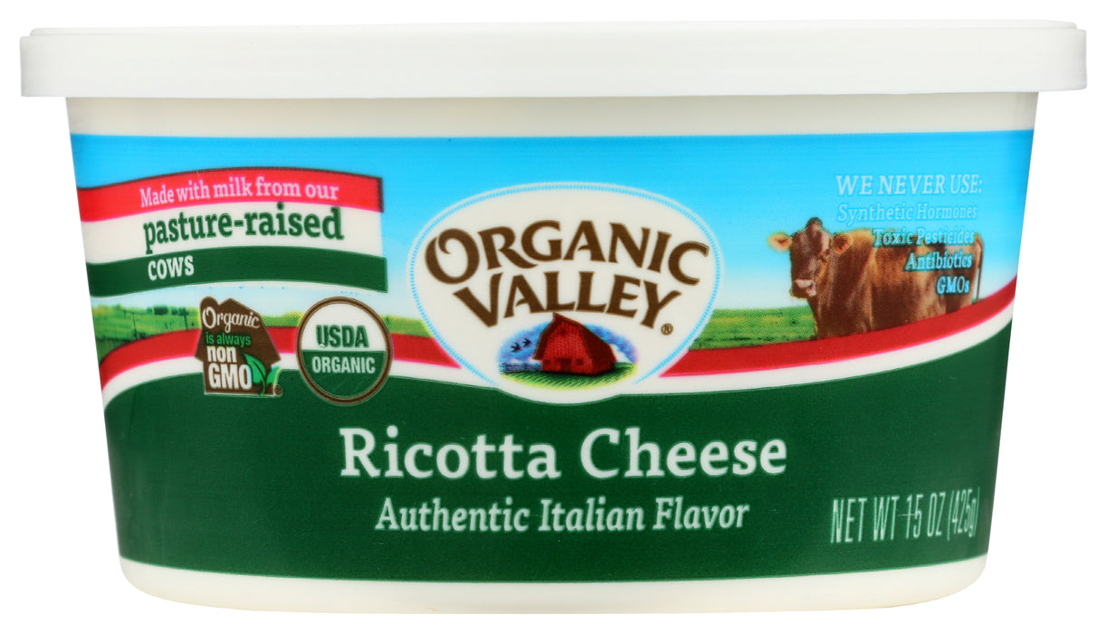 Ricotta Cheese, Org, 15 oz
