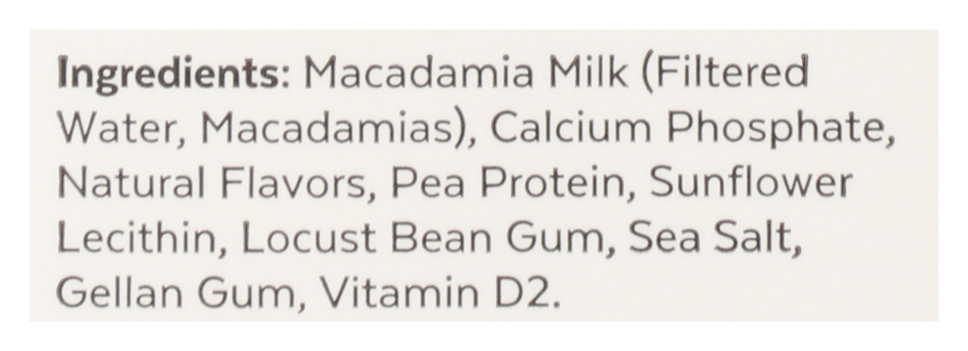 Macadamia Milk, Unsweetened, 32 fl oz