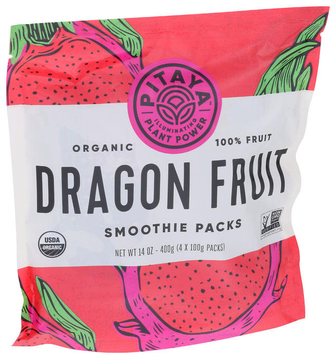 Dragon Fruit Smoothie Packs, Org, 14 oz