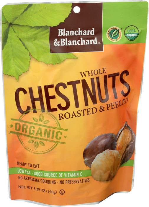 Whole Chestnuts Roasted & Peeled, Org, 5.29 oz