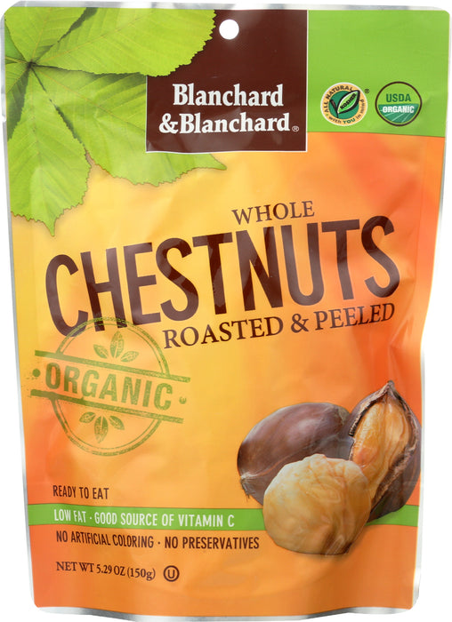 Whole Chestnuts Roasted & Peeled, Org, 5.29 oz