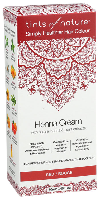 Henna Cream, Red, 2.46floz