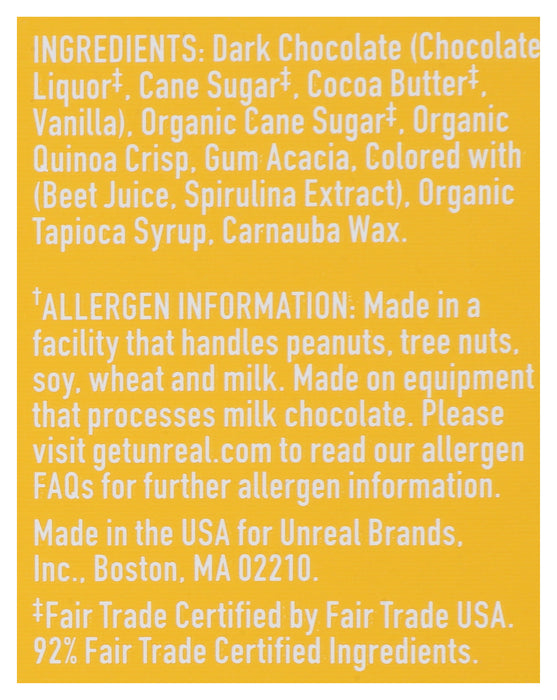 Dark Chocolate Gems with Crispy Quinoa, 5 oz