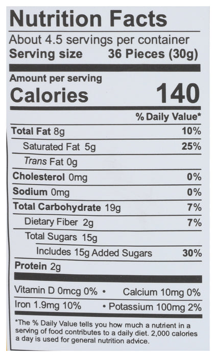 Dark Chocolate Gems with Crispy Quinoa, 5 oz