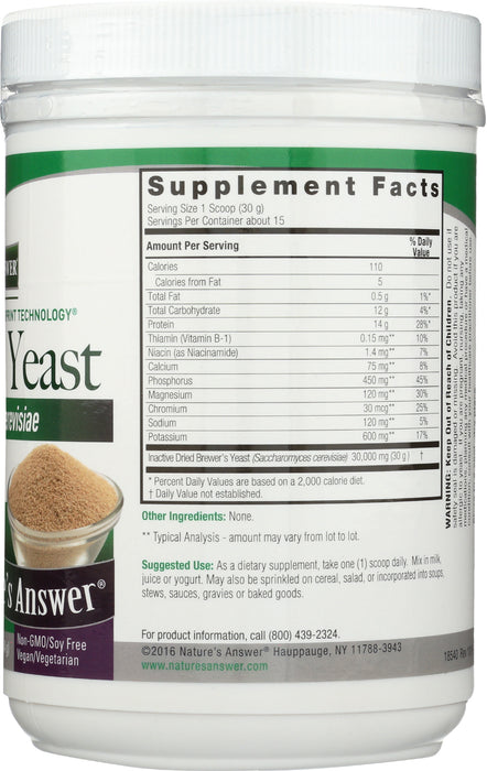 Gluten-Free Brewers Yeast, 16 oz