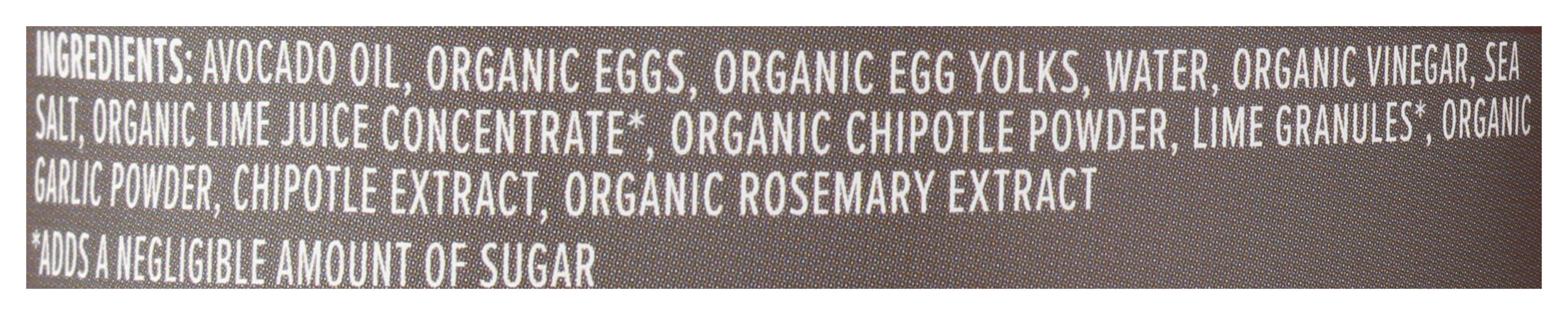 Chipotle Lime Mayo made with Avocado Oil, 12 floz