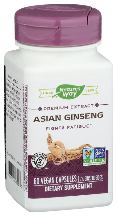 Asian Ginseng Extract, 60 vcap