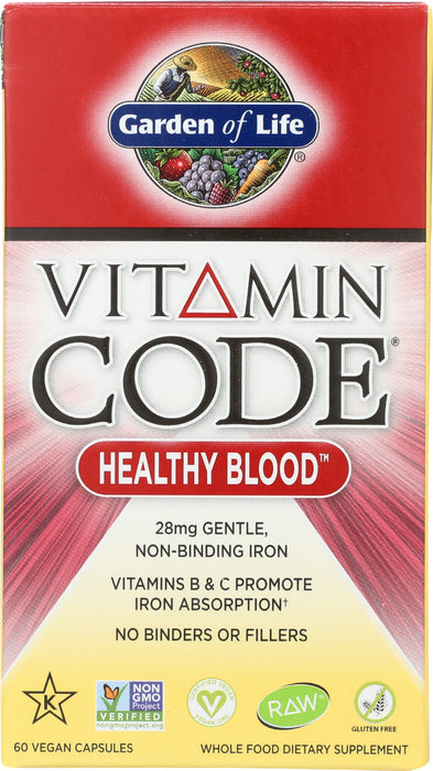 Vitamin Code Healthy Blood, 60 cap