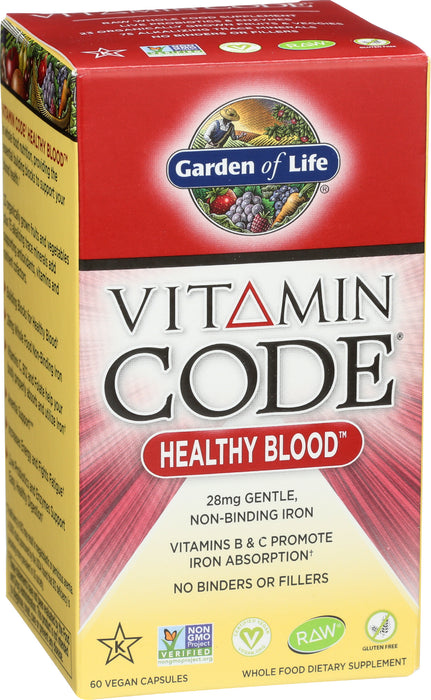 Vitamin Code Healthy Blood, 60 cap