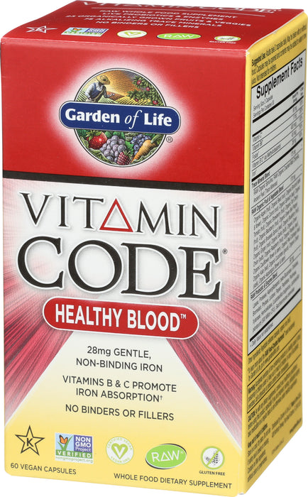 Vitamin Code Healthy Blood, 60 cap