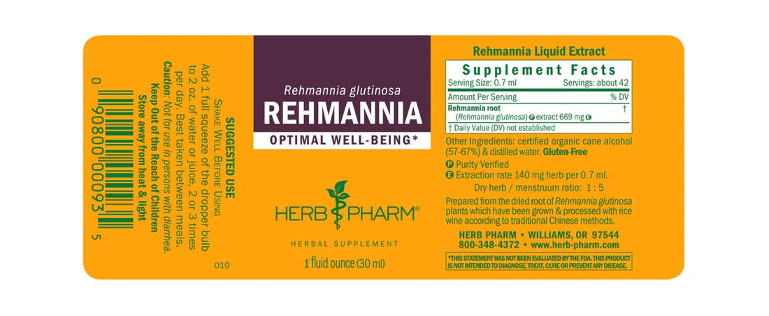 Rehmannia, 1 oz