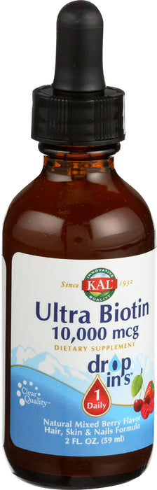 Ultra Biotin, 10,000mcg, 2 fl oz