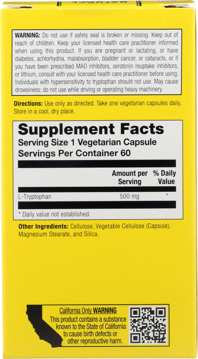 L-Tryptophan, 60 vcap