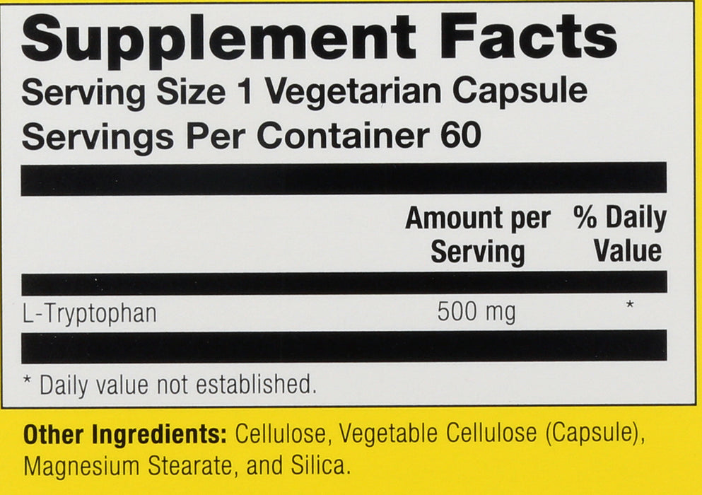 L-Tryptophan, 60 vcap