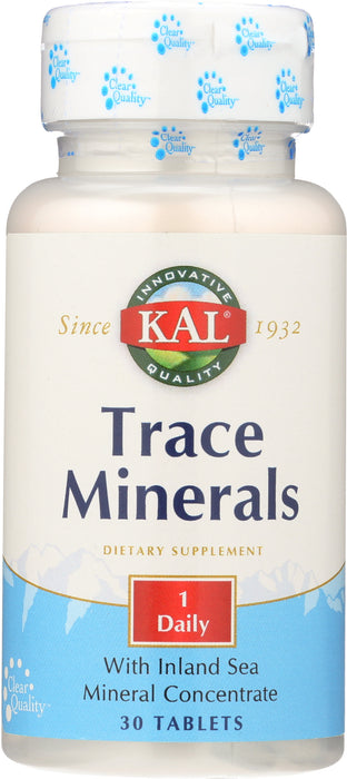 Trace Minerals, 30 tab