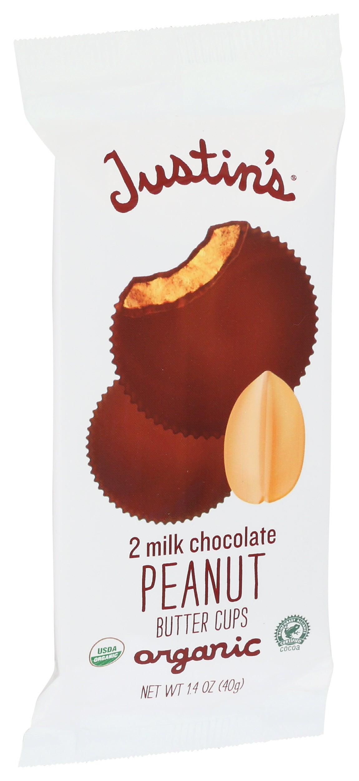 Milk Chocolate Peanut Butter Cups, Org, 1.4 oz — Natures Pick Market