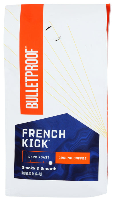 French Kick Dark Roast Coffee Ground, 12 oz