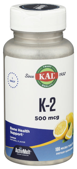 K-2, 500mcg, 100 mic tab