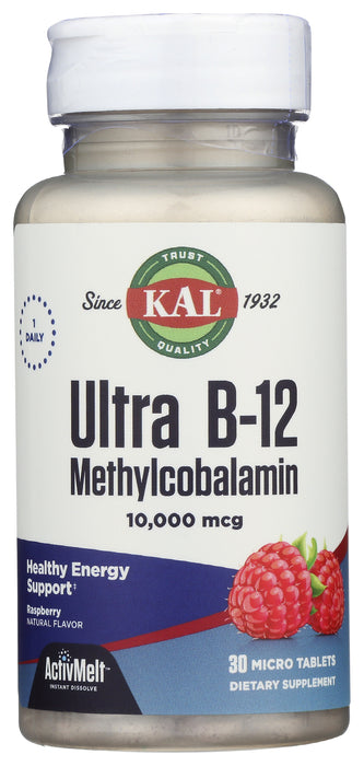 Ultra B-12, 10,000 mcg, 30 mic tab