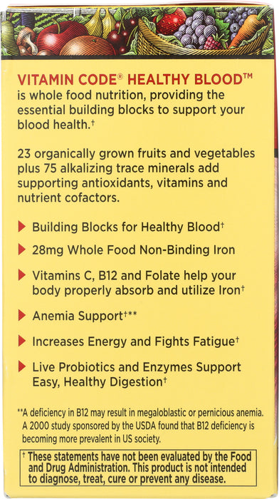 Vitamin Code Healthy Blood, 60 cap