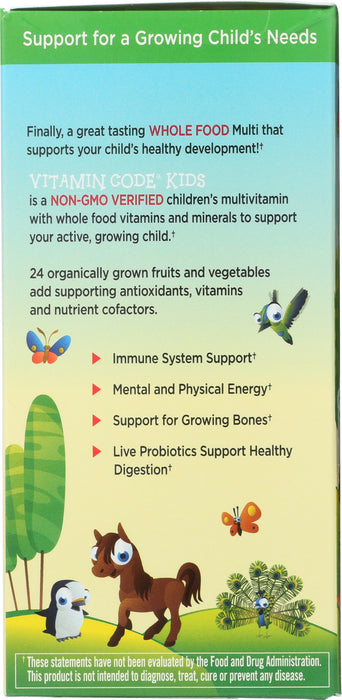 Vitamin Code Kids Multi, Cherry Berry, 60 chew