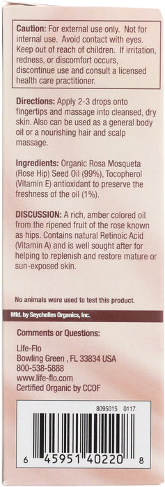 Rosehip Oil, Org, 4 fl oz