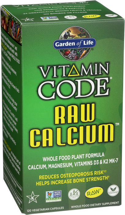 Vitamin Code Raw Calcium, 120 cap