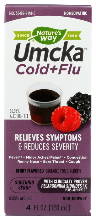 Umcka Cold And Flu, Berry, 4 floz