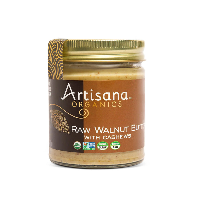 Raw Walnut Butter with Cashews, Org, 8 oz