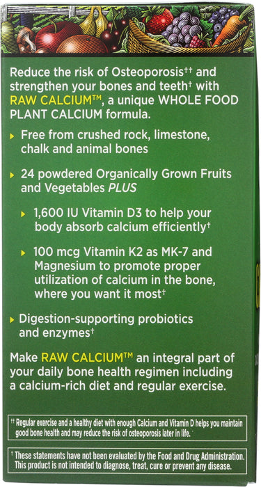 Vitamin Code Raw Calcium, 120 cap