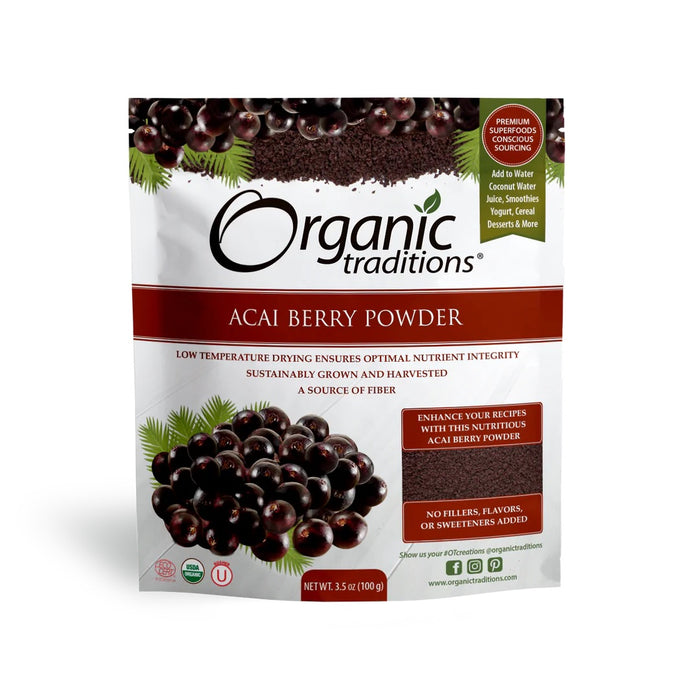 Acai Berry Powder, Org, 3.5 oz