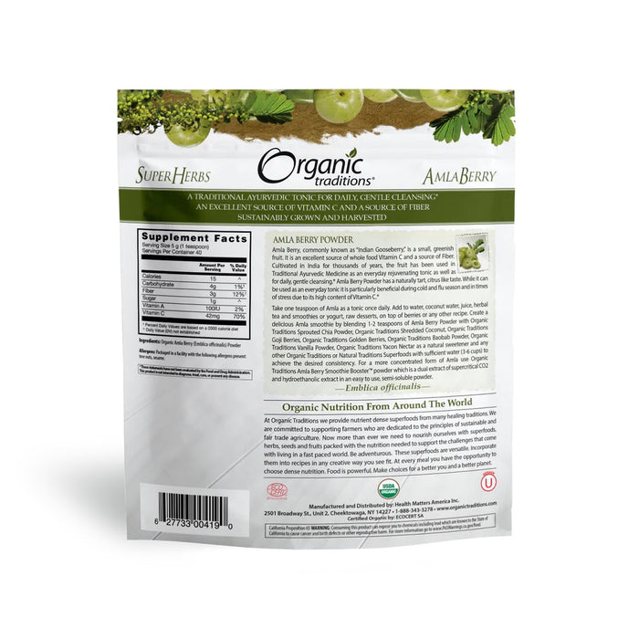 Amla Berry Powder, Org, 7 oz