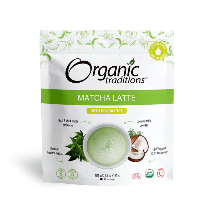 Matcha Latte With Probiotics, Org, 5.3 oz