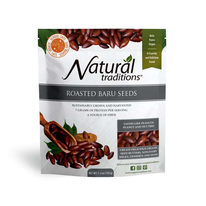 Natural Tradition Roasted Baru Seeds, 5.3 oz