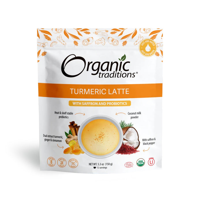 Turmeric Latte With Probiotics, Org, 5.3 oz